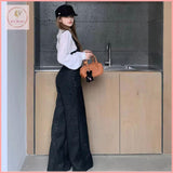 HB5515 Women's Flared overalls design casual pants new style sweet cool style trousers women's autumn and winter fashion jumpsuit wide-leg pants