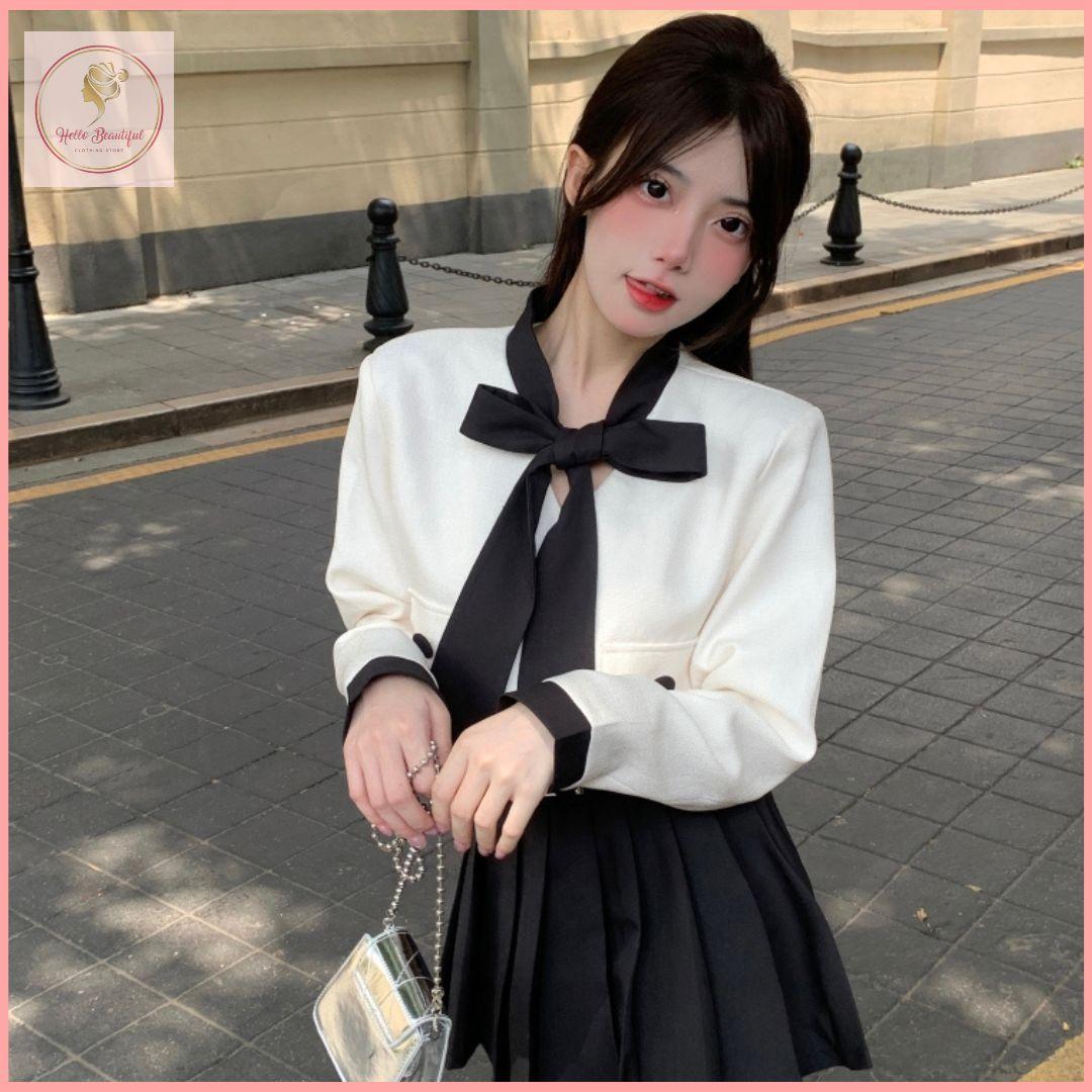 HB5649 Women's suit skirt style jacket women's spring and autumn  outfit a complete set Longsleeve