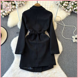 HB5404 Women's dress Black small suit jacket for women 2024 new style super good-looking suit high-end street-style dress