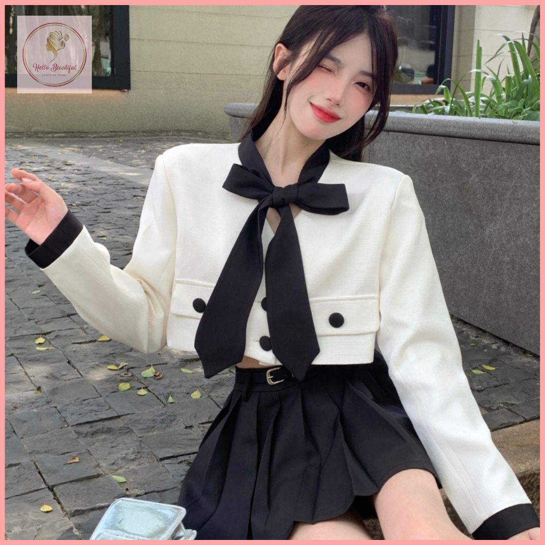 HB5649 Women's suit skirt style jacket women's spring and autumn  outfit a complete set Longsleeve