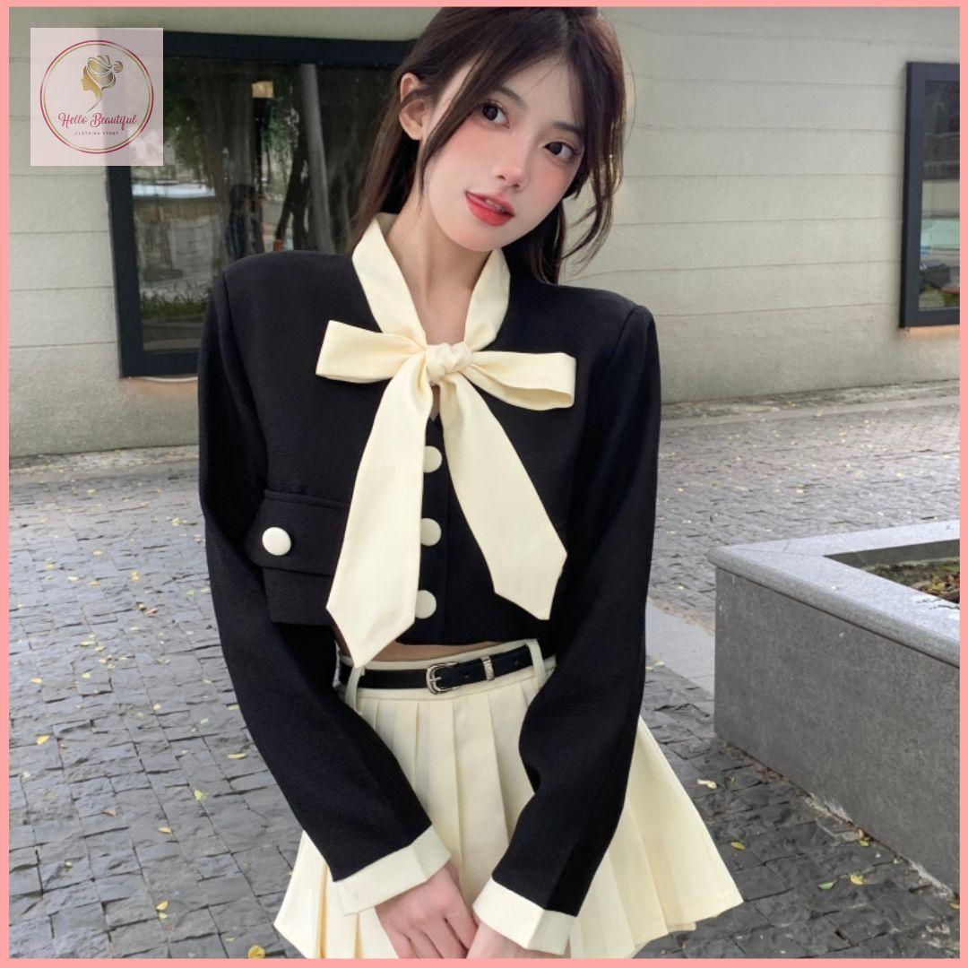 HB5649 Women's suit skirt style jacket women's spring and autumn  outfit a complete set Longsleeve