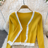 Two Piece Long-sleeved Knitted Top Shawl Cardigan Tight Fitting Dress