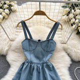 Denim Set - Women Short Cardigan + Dress