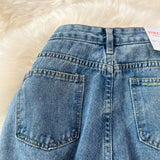 High Waisted Denim Flared Pants Women's Micro-flared Long Pants