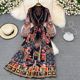 Retro Style Light Long Skirt Dress