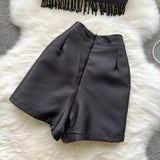 Retro Suits Women's High Waist Shorts + Tube Top (set)