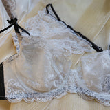 Ultra-thin Lace Underwear Bra set