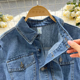 New Fashion Denim Dress - Slim fit Pleated Skirt