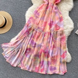 Sweet Fairy Summer Waist Slim Beach Dress