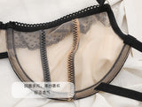 New Ultra thin Lace Transparent set bra