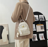 Trendy Women's Woolen Casual Trend Backpack