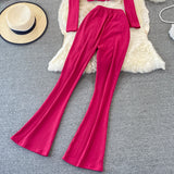 Casual Wide Leg Women's Pants