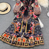 Retro Style Light Long Skirt Dress