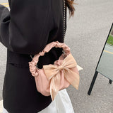 High-quality Women's cute small bow bag