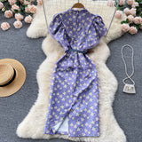 Women's Elegant Retro Chiffon Dress