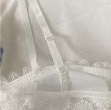 New White Lace Camisole With Chest Pad