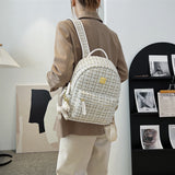 Trendy Women's Woolen Casual Trend Backpack