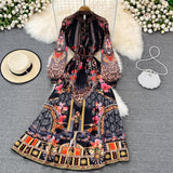 Retro Style Light Long Skirt Dress